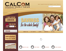 Tablet Screenshot of calcomcu.org